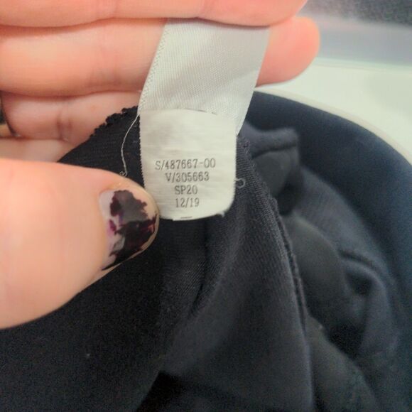 Athleta Womens Venice Jogger Size L Black Pockets Stretch Casual High Waisted - Picture 11 of 14